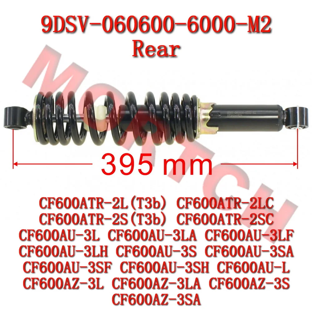 Original Rear Shock Absorber 9DSV-060600-6000-M2 for CF Moto 600cc ATV CForce 625 Motorcycle accessories
Original Rear Shock Absorber 9DSV-060600-6000-M2 for CF Moto 600cc ATV CForce 625 Motorcycle accessories