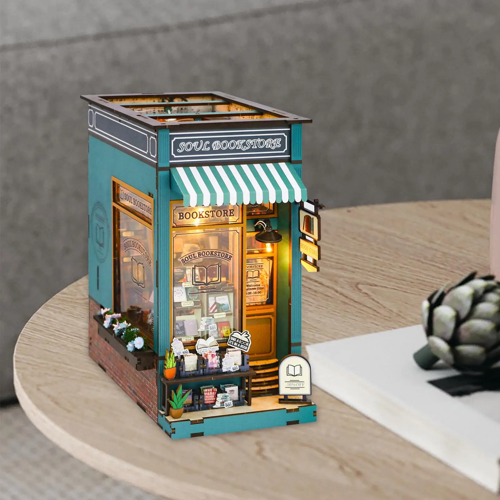 3D Wooden Miniature Dollhouse Kits, 3D Puzzles, with Furniture and Ornaments,
3D Wooden Miniature Dollhouse Kits, 3D Puzzles, with Furniture and Ornaments,