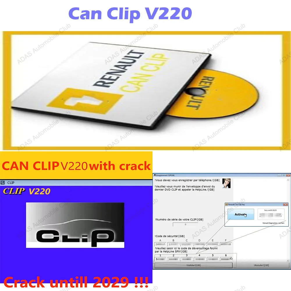 Can Clip V220 Newest 2024 With Gift Reprog V191+Pin Extractor V2 Update Data to 2029 For Renault OBD2 repair Diagnostic Software
Can Clip V220 Newest 2024 With Gift Reprog V191+Pin Extractor V2 Update Data to 2029 For Renault OBD2 repair Diagnostic Software