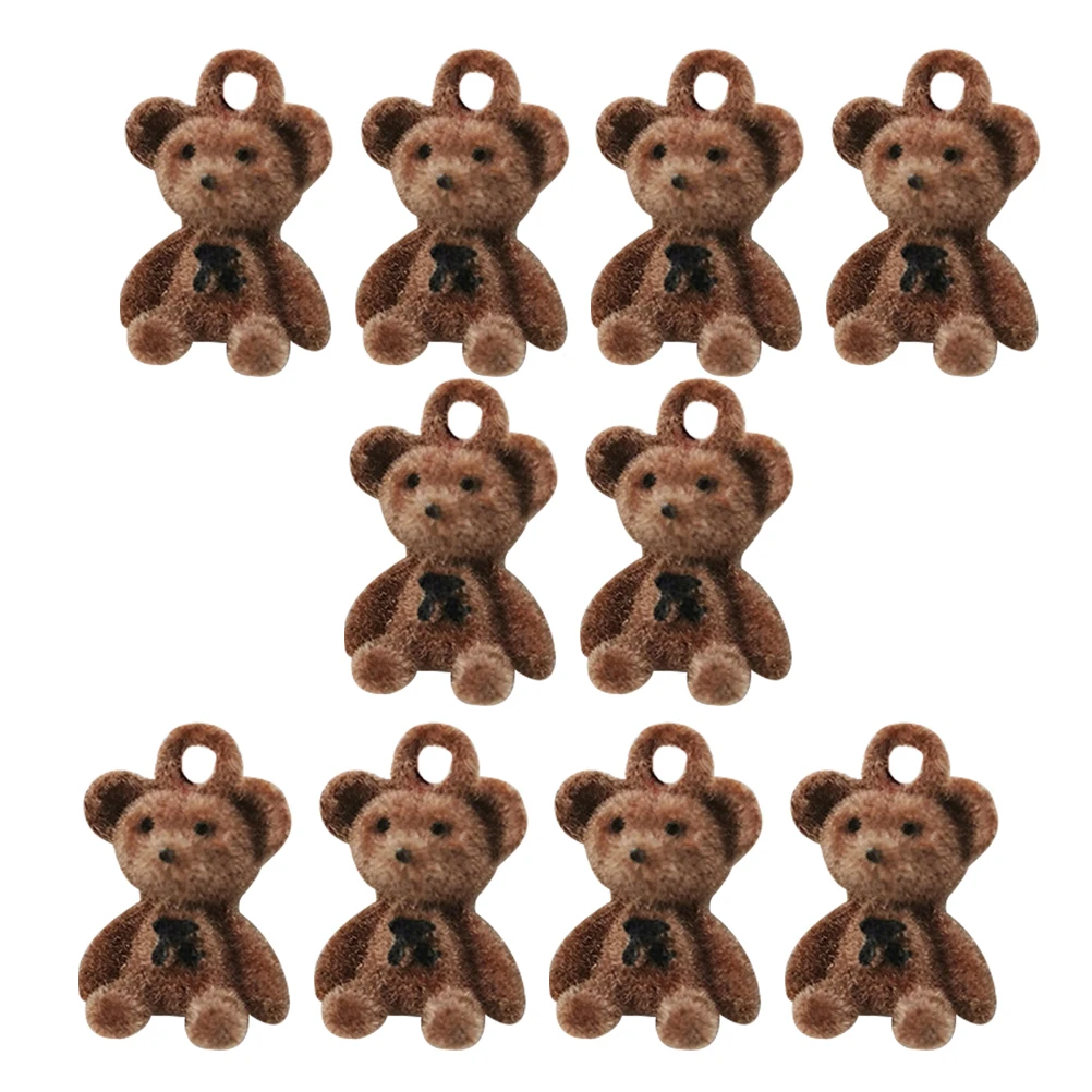 10pcs Flocked Bear Charms DIY Jewelry Making Accessories for Earrings Necklaces Bracelets Cute Tiny Cartoon Alloy Pendant
10pcs Flocked Bear Charms DIY Jewelry Making Accessories for Earrings Necklaces Bracelets Cute Tiny Cartoon Alloy Pendant