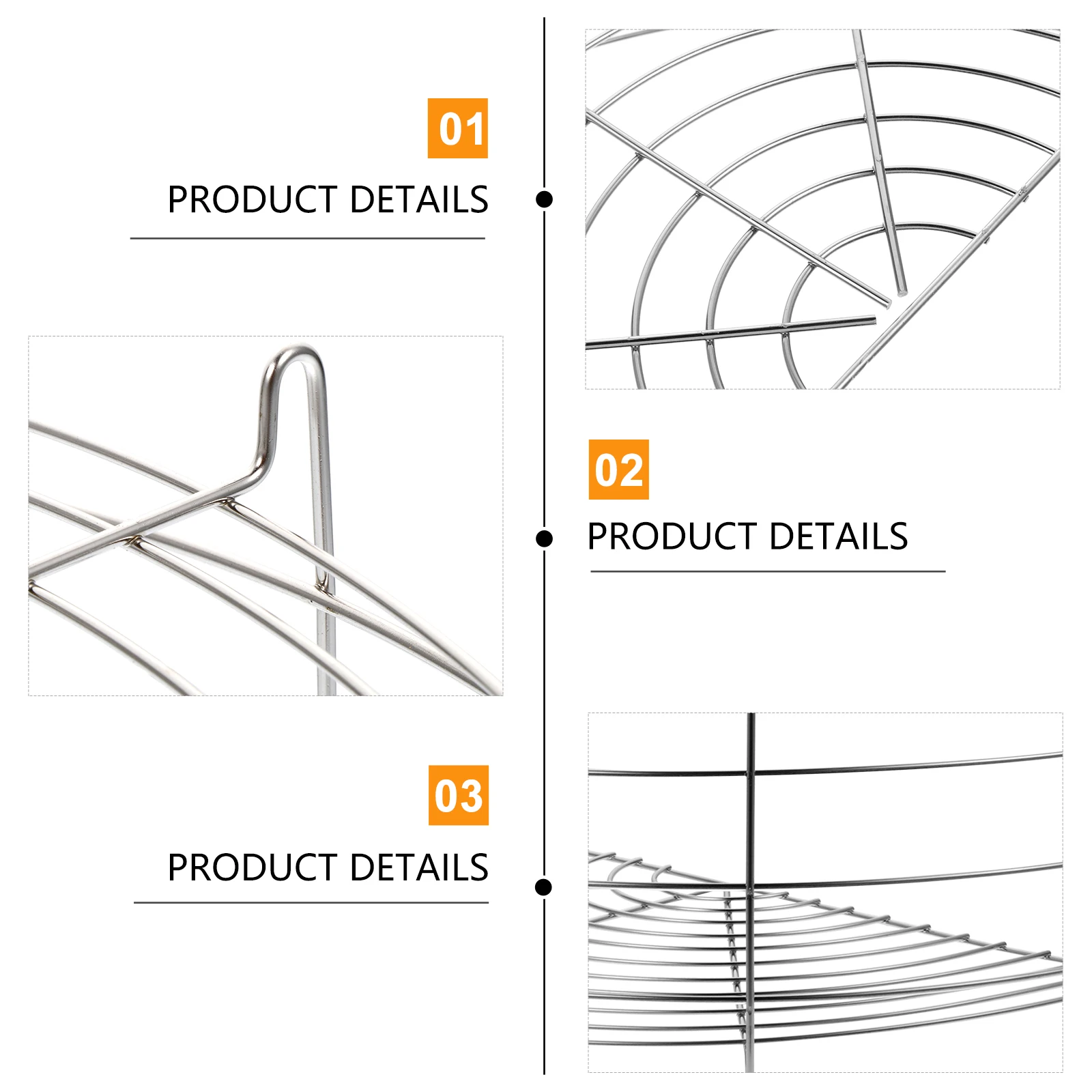 1pc Semi Drain Rack Stainless Steel Frying Pan Shelf Kitchen Gadget Tool Suitable Daily Cooking French Fries Chicken
1pc Semi Drain Rack Stainless Steel Frying Pan Shelf Kitchen Gadget Tool Suitable Daily Cooking French Fries Chicken