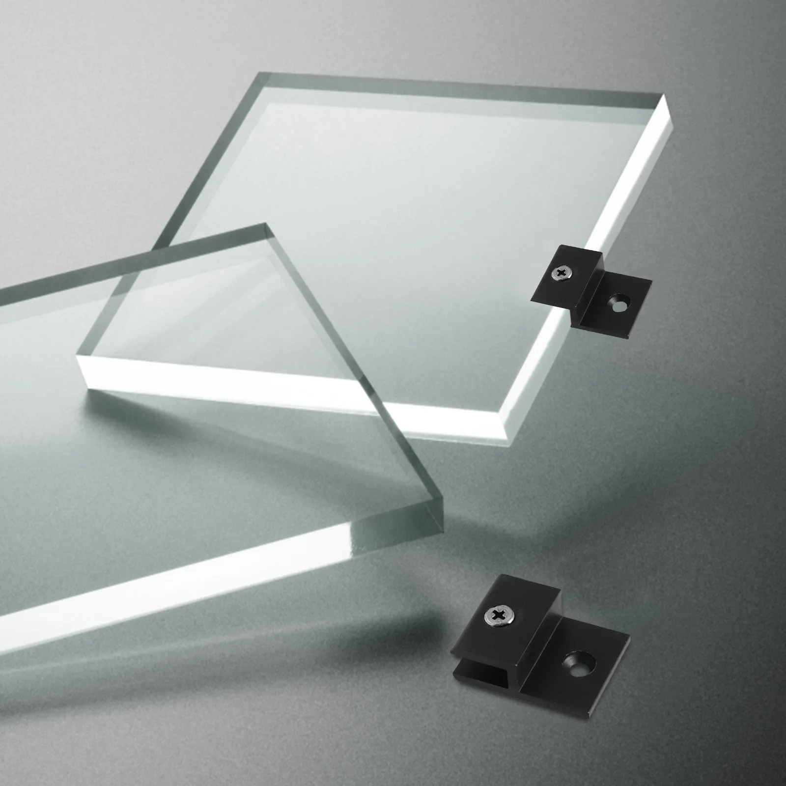 6Pcs Black Glass Fixing Clips Aluminum Alloy H-Type Clamps for Frameless Mirrors Wall Mounting Bracket Hardware Display Board
6Pcs Black Glass Fixing Clips Aluminum Alloy H-Type Clamps for Frameless Mirrors Wall Mounting Bracket Hardware Display Board