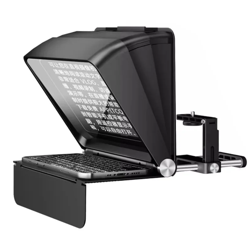 Teleprompter Camera Large Screen Folding Portable Small Mobile Phone Tablet Oral Subtitle Prompt
Teleprompter Camera Large Screen Folding Portable Small Mobile Phone Tablet Oral Subtitle Prompt