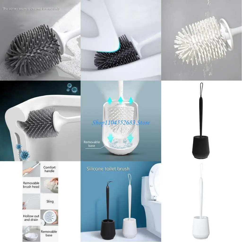 Y6GD Щетка для чистки унитаза для глубокой очистки ванной комнаты Силиконовая щетина для унитаза
Y6GD Щетка для чистки унитаза для глубокой очистки ванной комнаты Силиконовая щетина для унитаза