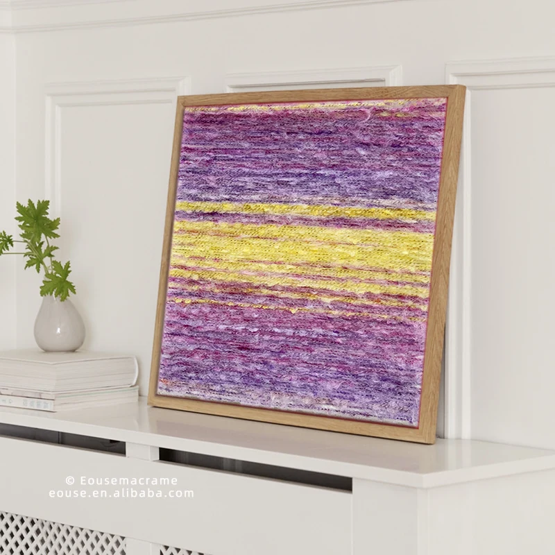 Nordic Minimalist Fiber Art Wall Hanging Handmade Abstract Textured Soft Woven Decor for Modern Home Living Room Bedroom
Nordic Minimalist Fiber Art Wall Hanging Handmade Abstract Textured Soft Woven Decor for Modern Home Living Room Bedroom