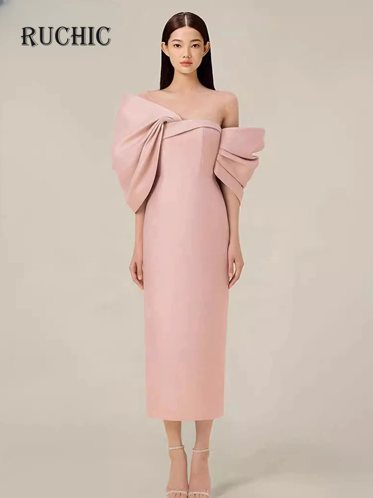 Women's Fashion Evening Dress Strapless Contrast Color Patchwork Satin Backless Elegant Party Dresses Summer 2024 New Arrival
Women's Fashion Evening Dress Strapless Contrast Color Patchwork Satin Backless Elegant Party Dresses Summer 2024 New Arrival