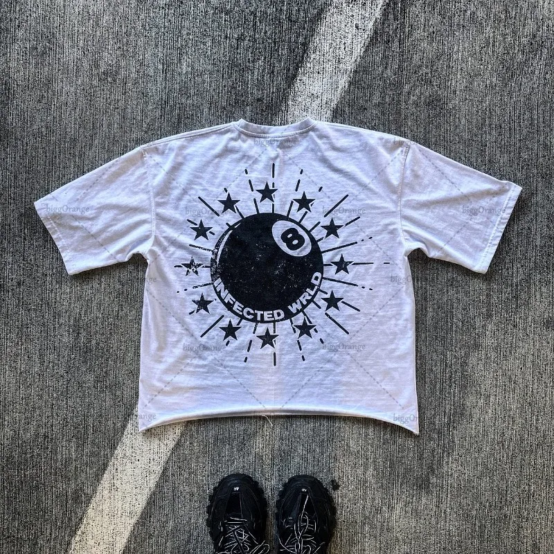 European and American High Street Dark Style Clothing Y2K Harajuku Letter Printed Oversized T-shirt Trendy Loose Short Sleeves
European and American High Street Dark Style Clothing Y2K Harajuku Letter Printed Oversized T-shirt Trendy Loose Short Sleeves