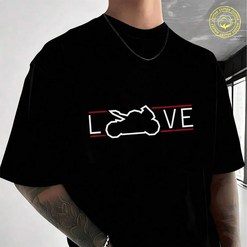 Love To Ride Race Sportbike Moto Cotton T-Shirt For Riders Men's And Women's Fashion Casual High Quality O-Neck Tshirt Tee 2026
Love To Ride Race Sportbike Moto Cotton T-Shirt For Riders Men's And Women's Fashion Casual High Quality O-Neck Tshirt Tee 2026