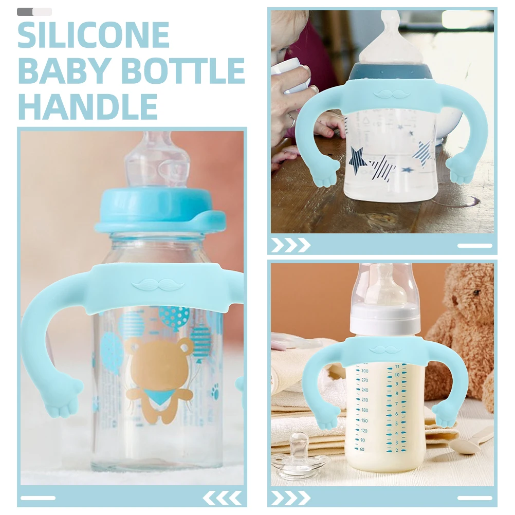 2Pcs Comfortable Silicone Baby Bottle Hand Grip Safe and Convenient for Toddlers
2Pcs Comfortable Silicone Baby Bottle Hand Grip Safe and Convenient for Toddlers