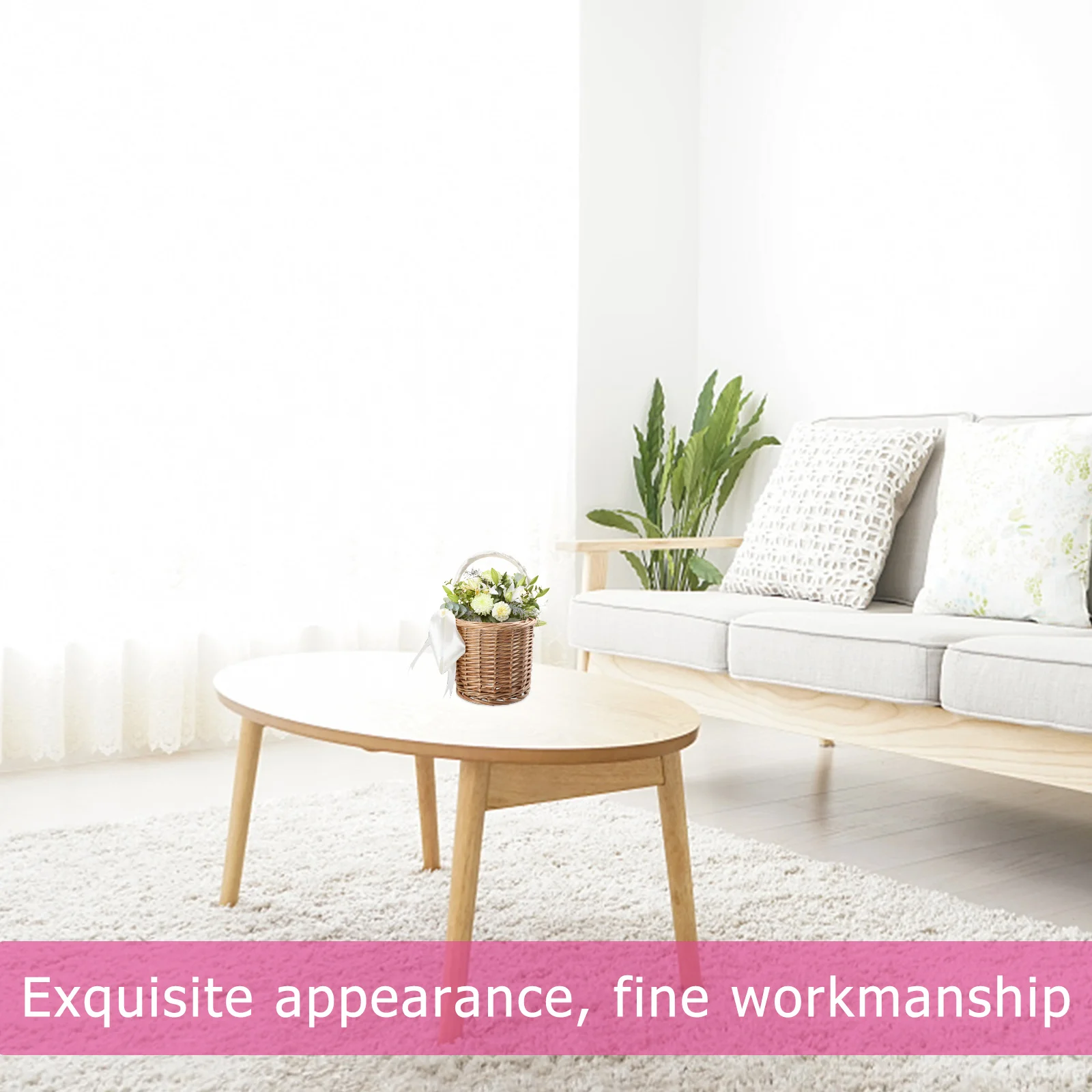 Wine Storage Basket Handwoven Picnic Basket Woven Organizer For Home Decor Fruit Snack Flower Gift
Wine Storage Basket Handwoven Picnic Basket Woven Organizer For Home Decor Fruit Snack Flower Gift