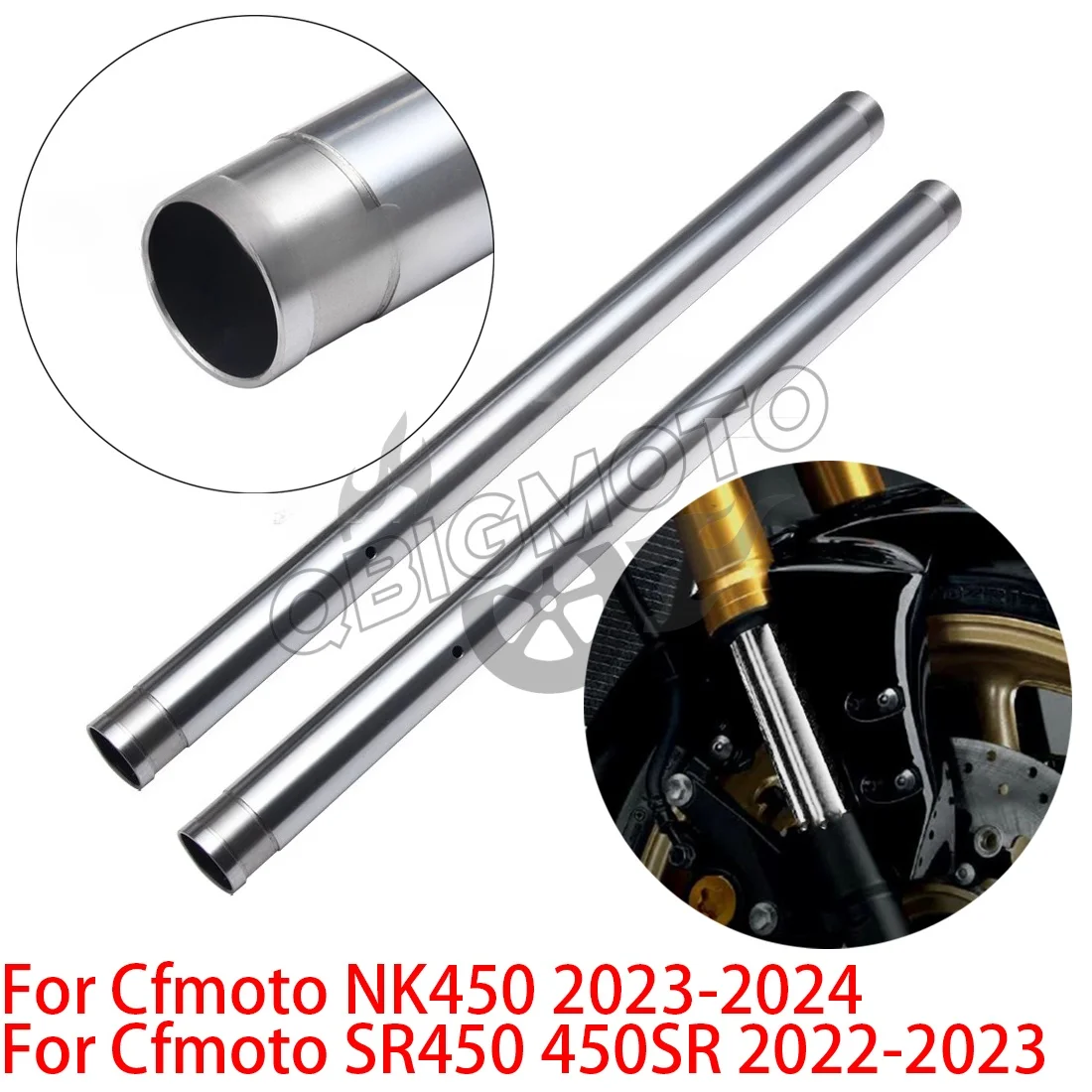 NK450 2024 Motorcycle Front Suspension Fork Inner Tubes Set For Cfmoto NK 450 NK-450 2023-2024 SR450 450SR 450-SR 2022-2023
NK450 2024 Motorcycle Front Suspension Fork Inner Tubes Set For Cfmoto NK 450 NK-450 2023-2024 SR450 450SR 450-SR 2022-2023