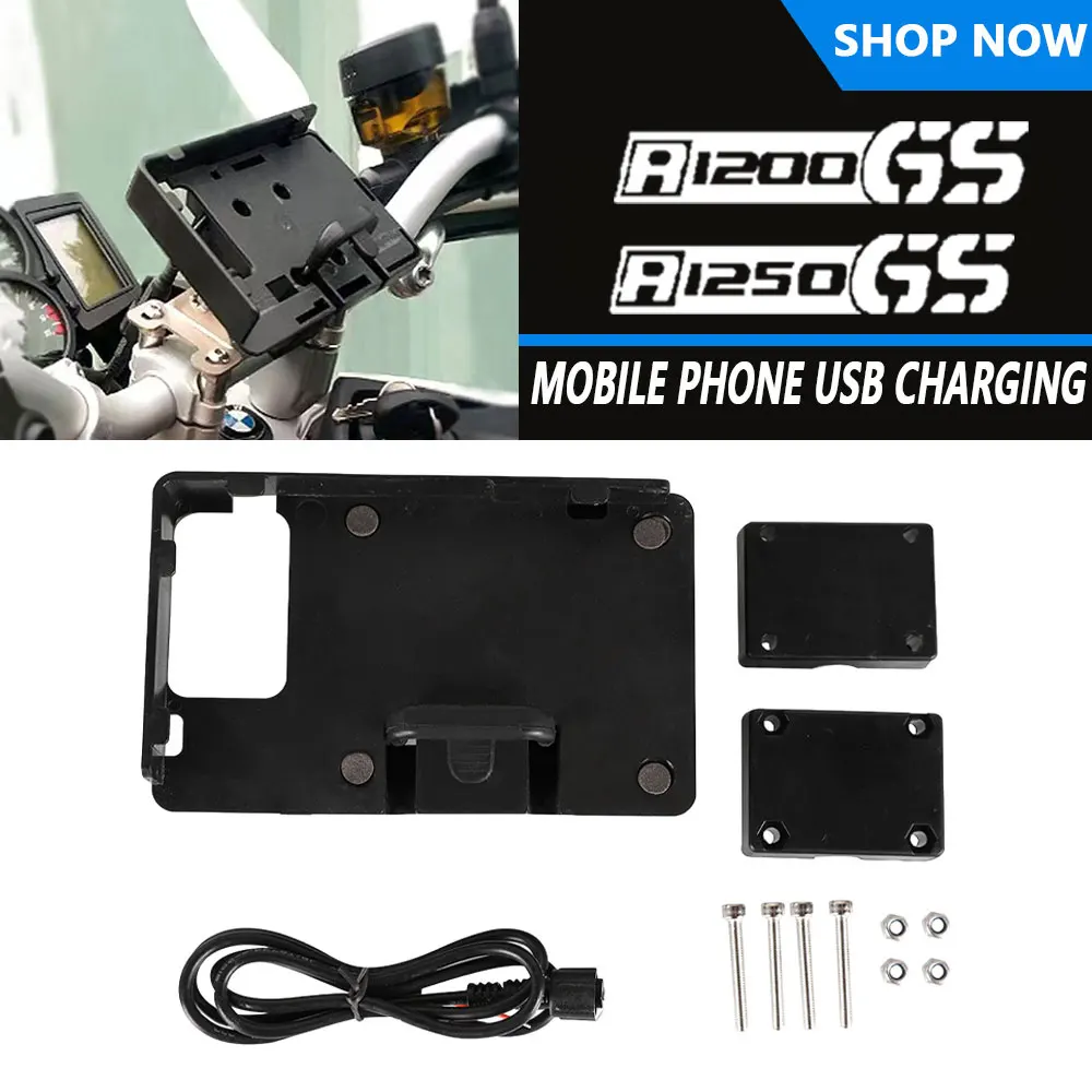 GS 1200 1250 Motorcycle USB Phone Charging Navigation Bracket Support For BMW S1000XR S 1000 XR 100XR R1200 RS GS 2013-2023 2022
GS 1200 1250 Motorcycle USB Phone Charging Navigation Bracket Support For BMW S1000XR S 1000 XR 100XR R1200 RS GS 2013-2023 2022