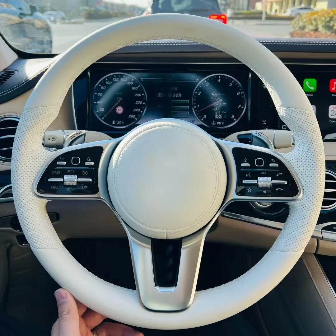 Full Leather Steering Wheel Fit for Mercedes Benz W204 W222 S500 S320 S300 S400 Car Steering Wheel
Full Leather Steering Wheel Fit for Mercedes Benz W204 W222 S500 S320 S300 S400 Car Steering Wheel