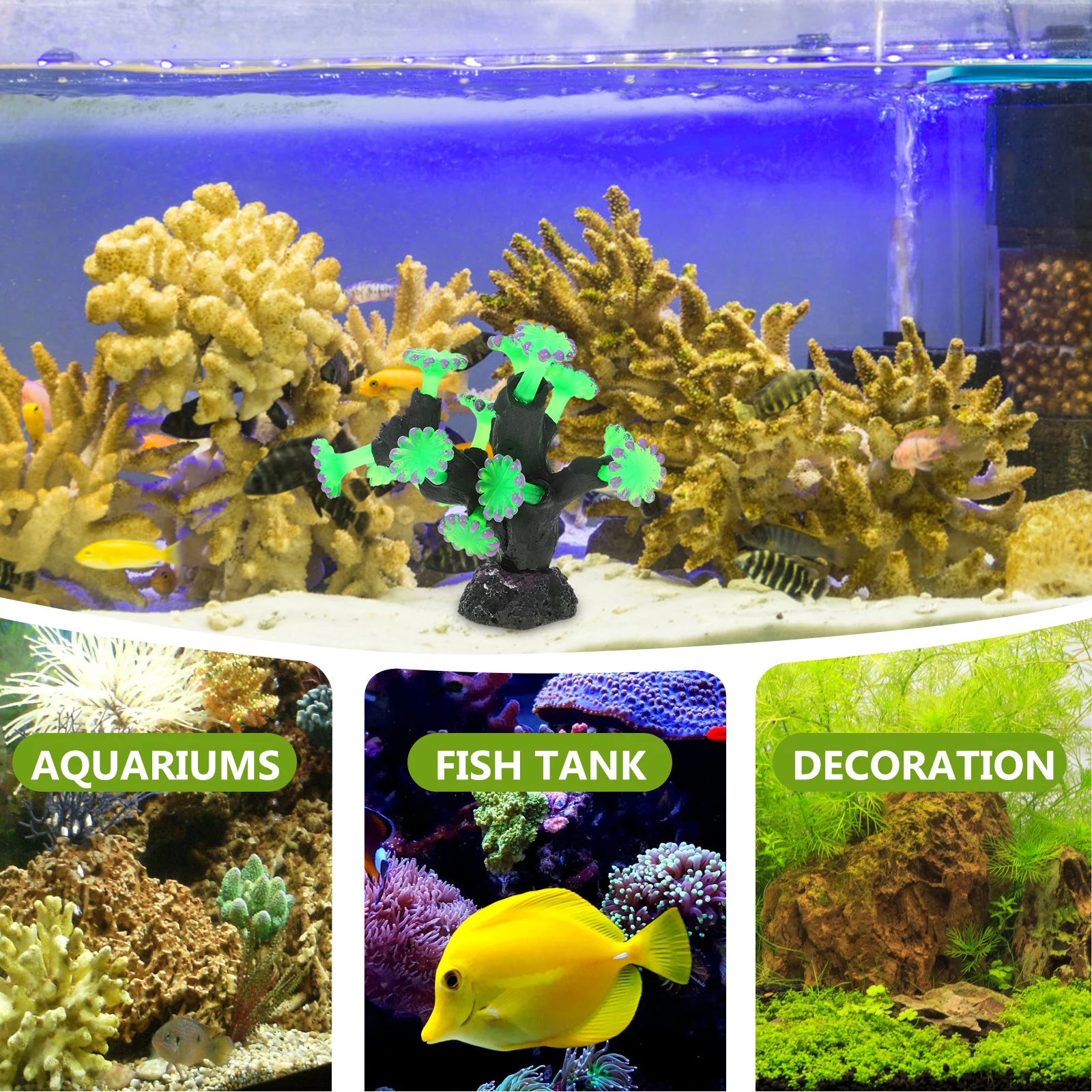 Coral Figurine Tree Decoration Aquarium Figurines Fish Tank Landscaping Silica Gel Decorations
Coral Figurine Tree Decoration Aquarium Figurines Fish Tank Landscaping Silica Gel Decorations