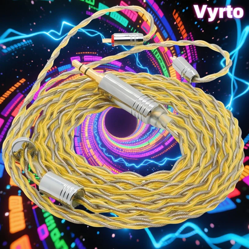 Vyrto-A3 Iem Cable Blue Copper Silver Plated Cable,suitable For A2dc/mmcx/ie80/2pin 0.78/imseries/kz-qdc/headphones Cable
Vyrto-A3 Iem Cable Blue Copper Silver Plated Cable,suitable For A2dc/mmcx/ie80/2pin 0.78/imseries/kz-qdc/headphones Cable