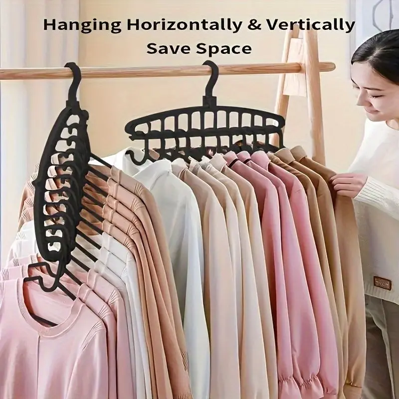 11-Hole Foldable Clothes Hanger, Multifunctional Portable Drying Hanger for Home, Travel and Business Trip
11-Hole Foldable Clothes Hanger, Multifunctional Portable Drying Hanger for Home, Travel and Business Trip