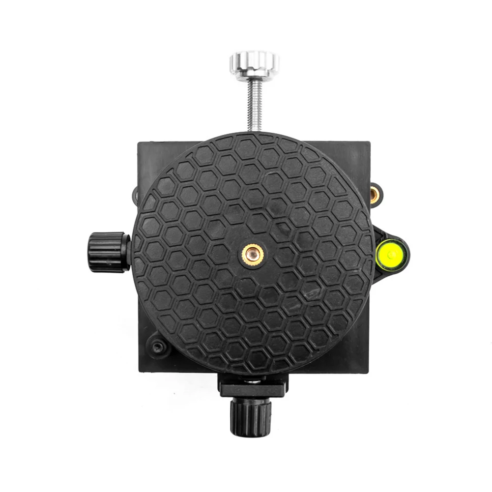 Aluminium Alloy Lifting Stand 360 Degree Rotation Table Lifting Stand Rust-prevention High Hardness for Engraving Lab Tools