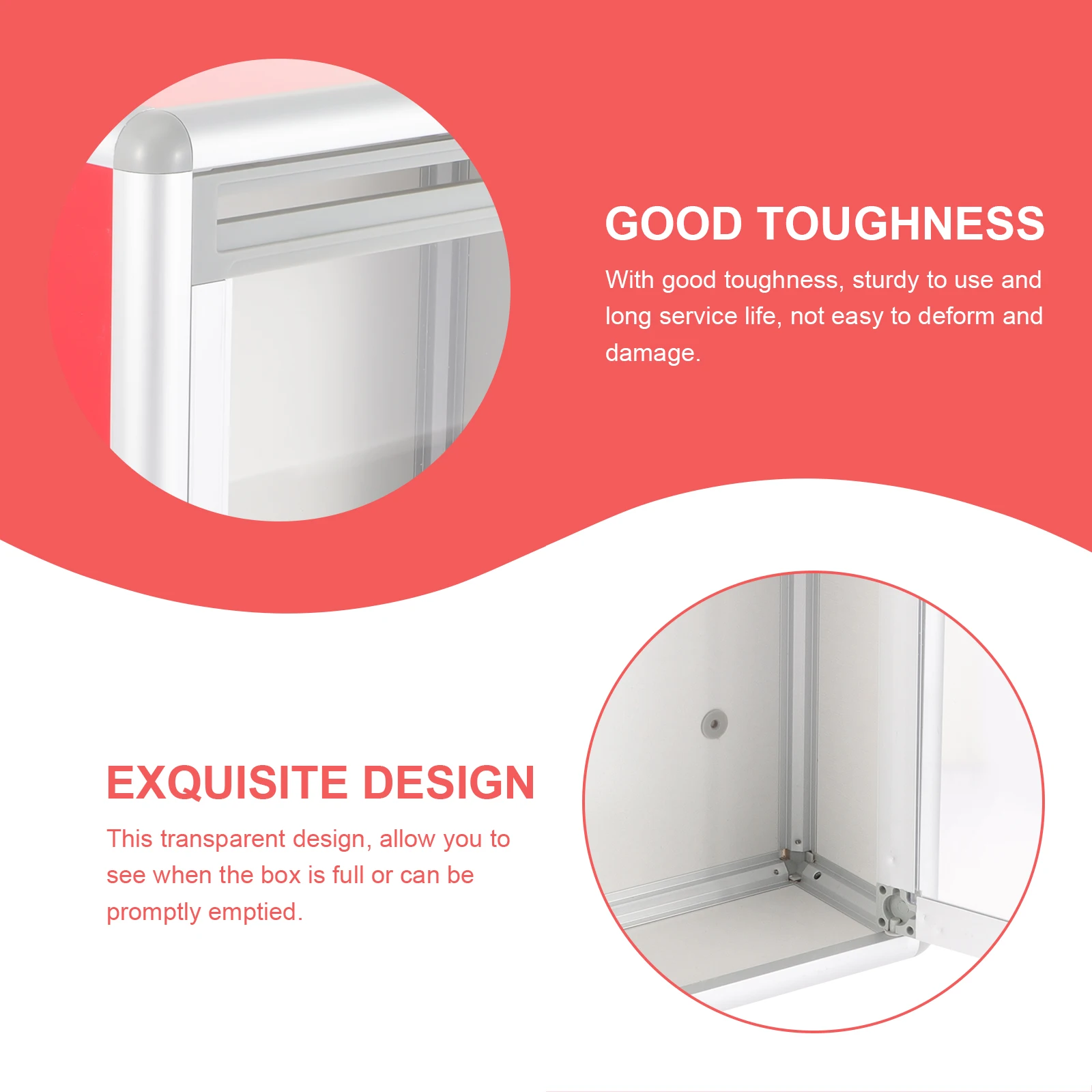 Aluminum Alloy Ballot Box HR-019 Red Wall Mount Mailbox Suggestion Complaint Voting Letter Box Outdoor Indoor Lockable Storage
Aluminum Alloy Ballot Box HR-019 Red Wall Mount Mailbox Suggestion Complaint Voting Letter Box Outdoor Indoor Lockable Storage