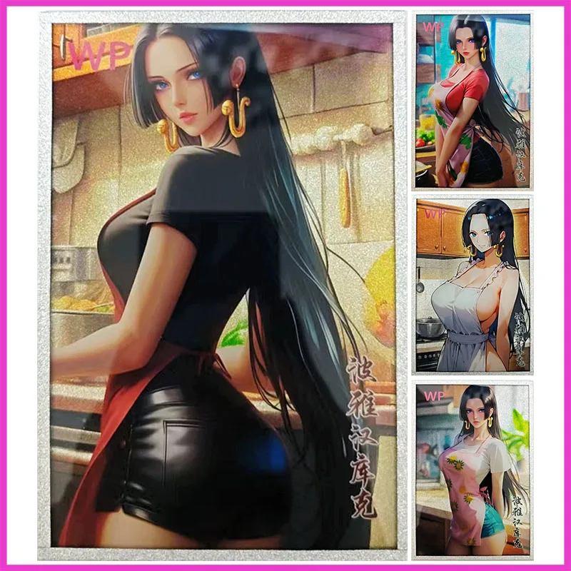 Anime Goddess Story ONE PIECE Rare WP A6 Size Game Refraction Collectible Cards Boa Hancock Toys for boys Birthday Present
Anime Goddess Story ONE PIECE Rare WP A6 Size Game Refraction Collectible Cards Boa Hancock Toys for boys Birthday Present