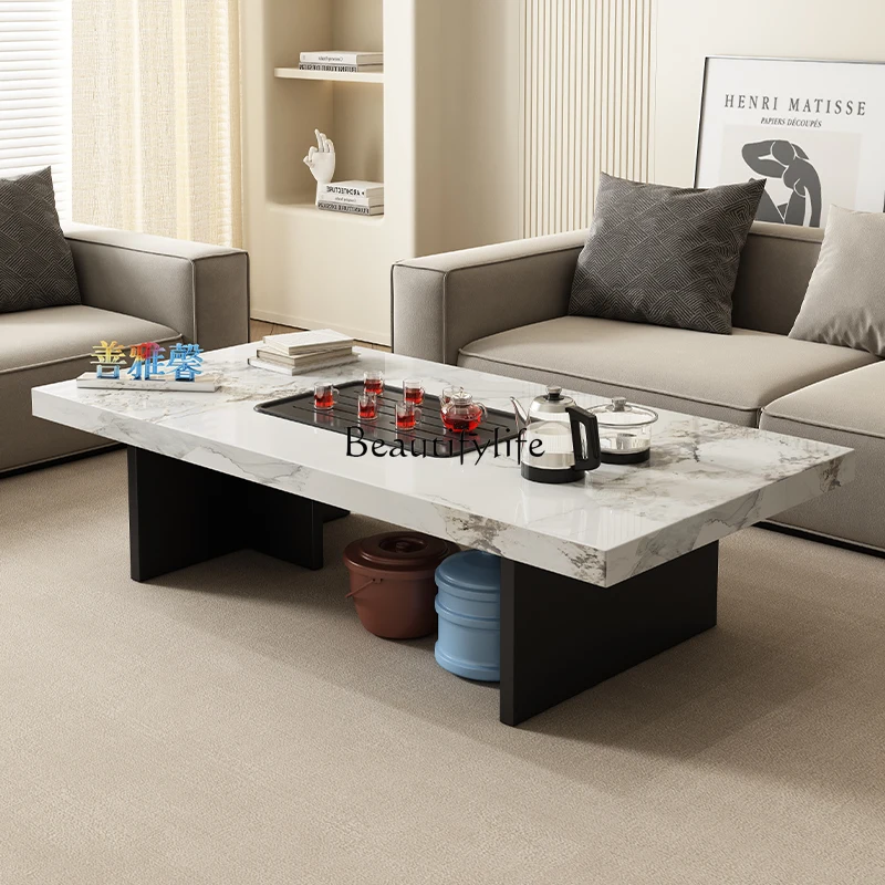 Italian minimalist small apartment tea table household living room office rectangular modern simplicity
Italian minimalist small apartment tea table household living room office rectangular modern simplicity