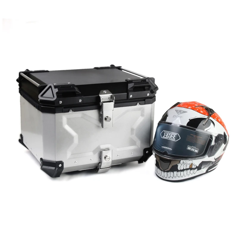 55L Motorcycle Top Box Wholesale and Retail High Quality Aluminum Accessories Set Tail Aluminium
55L Motorcycle Top Box Wholesale and Retail High Quality Aluminum Accessories Set Tail Aluminium