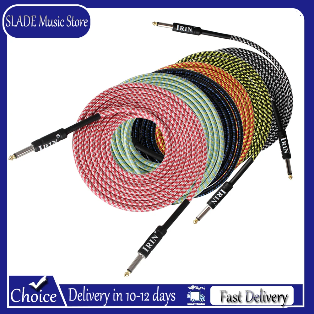 IRIN Audio Cable 6.5mm Plug No Noise Audio Wire Cord Musical Instrument Parts for Electric Guitar Bass 3M Audio Cable
IRIN Audio Cable 6.5mm Plug No Noise Audio Wire Cord Musical Instrument Parts for Electric Guitar Bass 3M Audio Cable
