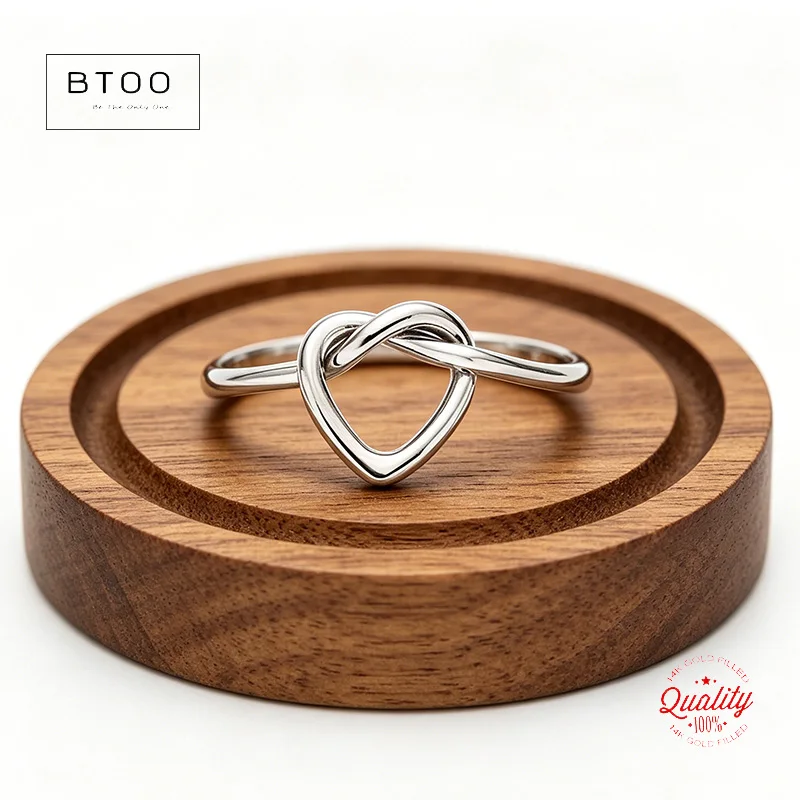 Heart Rings 925 Sterling Silver Heart Love Knot Ring Size 5/6/7/8 Wholesale BULK DIY Jewelry Findings
Heart Rings 925 Sterling Silver Heart Love Knot Ring Size 5/6/7/8 Wholesale BULK DIY Jewelry Findings