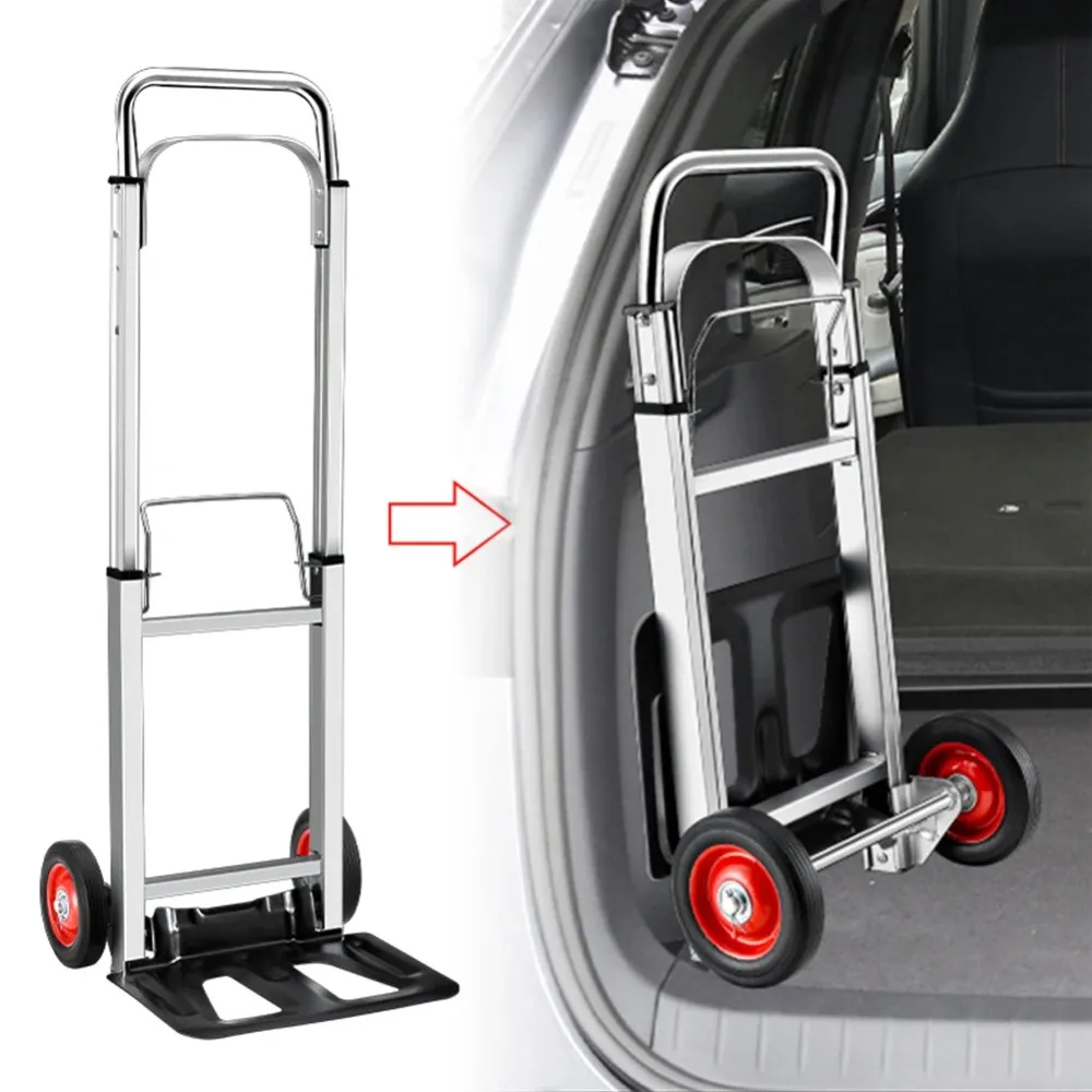 Heavy Duty Folding Utility Cart – 200 lbs Capacity, Aluminum Telescopic Handle, Indoor Outdoor Collapsible Hand Truck
Heavy Duty Folding Utility Cart – 200 lbs Capacity, Aluminum Telescopic Handle, Indoor Outdoor Collapsible Hand Truck