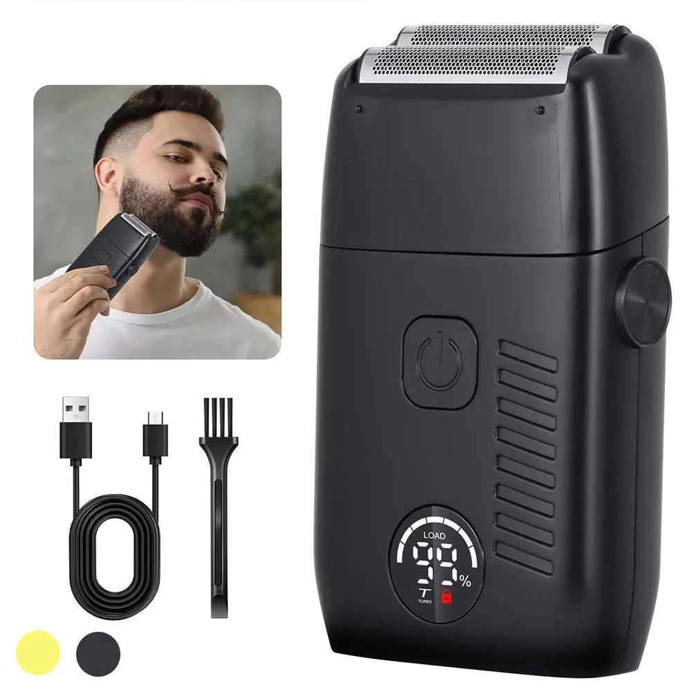 Cordless Rechargeable Electric Foil Shaver with LED Display & USB Charging – Waterproof Men's Beard Trimmer & Head Shaver Kit
Cordless Rechargeable Electric Foil Shaver with LED Display & USB Charging – Waterproof Men's Beard Trimmer & Head Shaver Kit