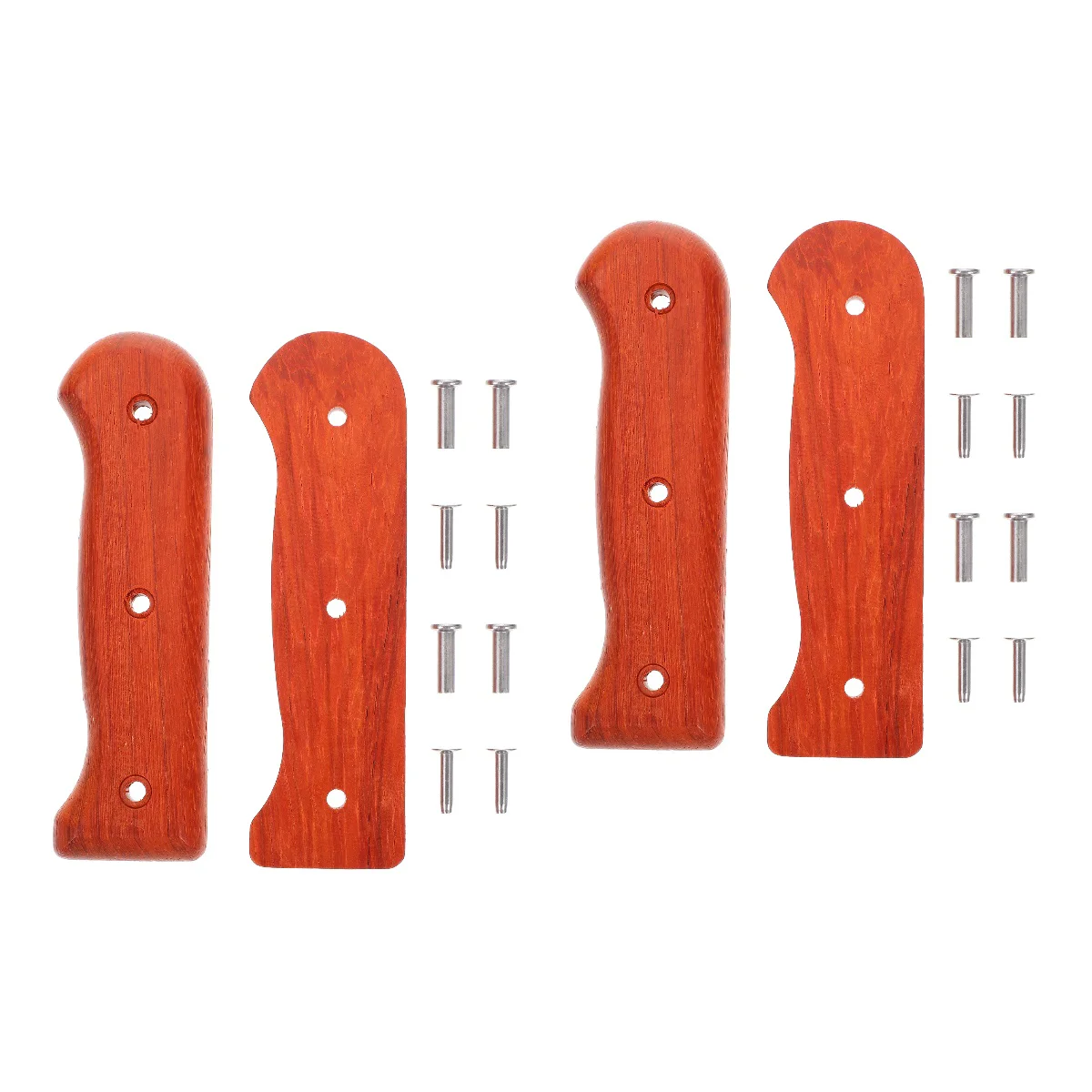 2 Sets Kitchen Handle Ergonomic Wood Grip Replaceable Smooth No Burrs Easy Install Use Knife Accessories
2 Sets Kitchen Handle Ergonomic Wood Grip Replaceable Smooth No Burrs Easy Install Use Knife Accessories