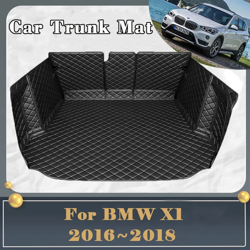 Коврик для багажника автомобиля для BMW X1 F48 2016 2017 2018, грязеотталкивающий полное окружение коврик для багажника, задний грузовой поднос, автомобильные аксессуары
Коврик для багажника автомобиля для BMW X1 F48 2016 2017 2018, грязеотталкивающий полное окружение коврик для багажника, задний грузовой поднос, автомобильные аксессуары