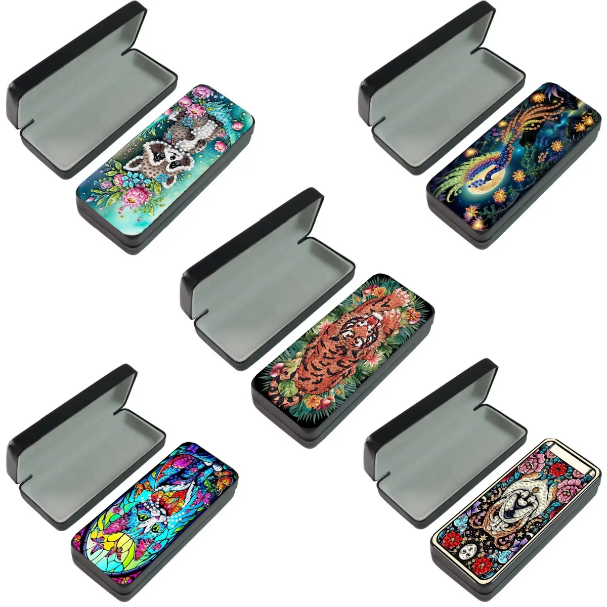 Набор из 1 предмета для алмазной живописи с кристаллами, футляр для очков, 5D DIY красочный животный узор, набор футляров для очков с алмазной росписью
Набор из 1 предмета для алмазной живописи с кристаллами, футляр для очков, 5D DIY красочный животный узор, набор футляров для очков с алмазной росписью