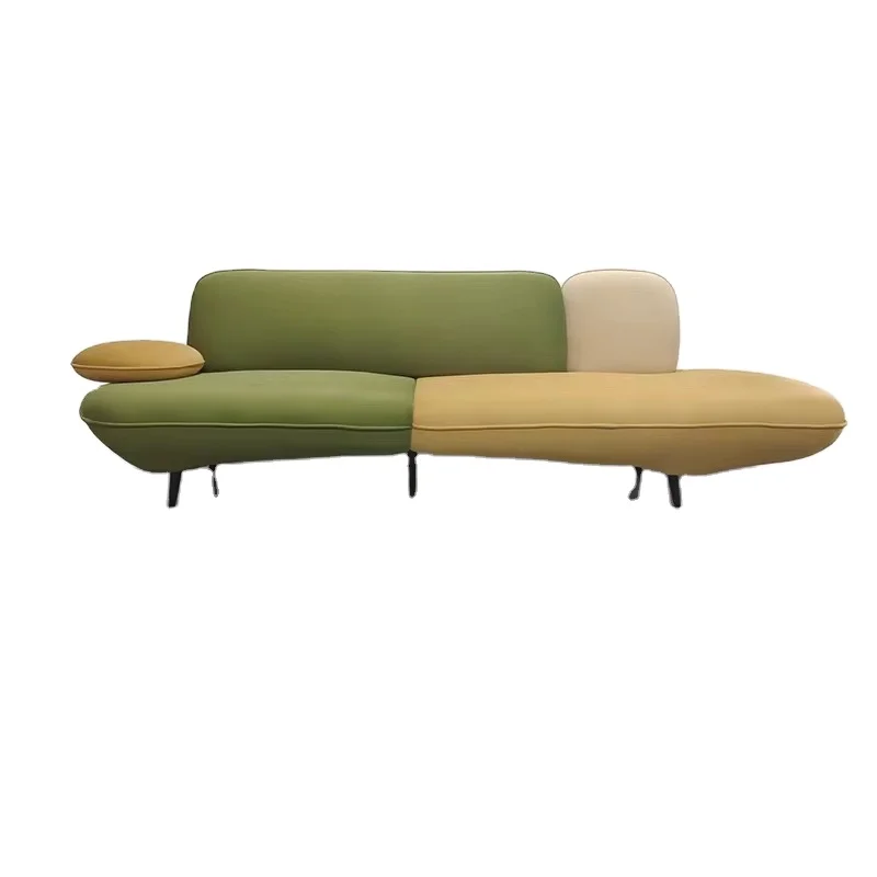 Simple designer sofa light luxury creative pebble shape lobby reception upholstered sofa
Simple designer sofa light luxury creative pebble shape lobby reception upholstered sofa