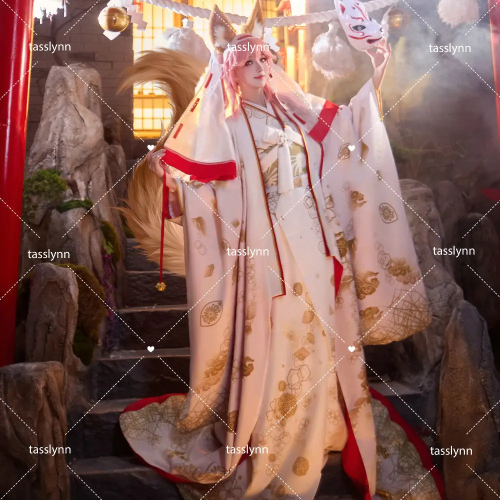 Game FGO Cosplay Costume Tamamo No Mae Cosplay Tamamo No Mae White Kimono Japanese Fox Tamamo Wedding Dress
Game FGO Cosplay Costume Tamamo No Mae Cosplay Tamamo No Mae White Kimono Japanese Fox Tamamo Wedding Dress