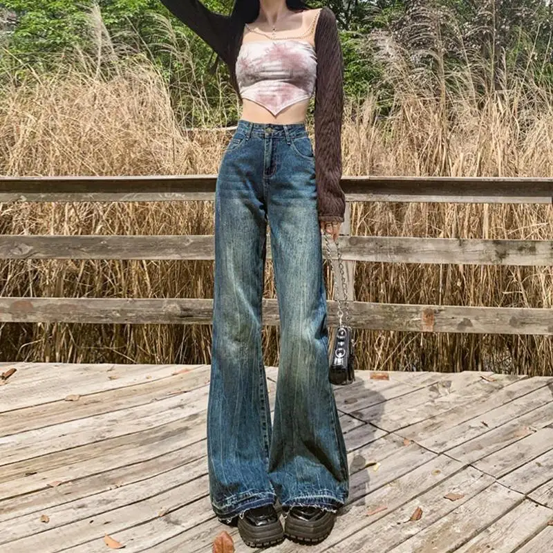 Trousers Leopard-print Micro-cropped Jeans Women's New Autumn-style Retro Mop Long Pants Horseshoe Slim Stretch Flared Pants
Trousers Leopard-print Micro-cropped Jeans Women's New Autumn-style Retro Mop Long Pants Horseshoe Slim Stretch Flared Pants