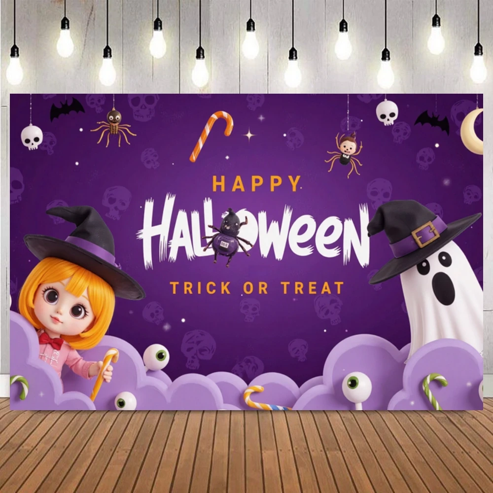 Happy Halloween Backgrounds for Photographs Cute Bat Demon Balloons Pumpkin Kids Birthday Decor Photography Backdrop Props
Happy Halloween Backgrounds for Photographs Cute Bat Demon Balloons Pumpkin Kids Birthday Decor Photography Backdrop Props