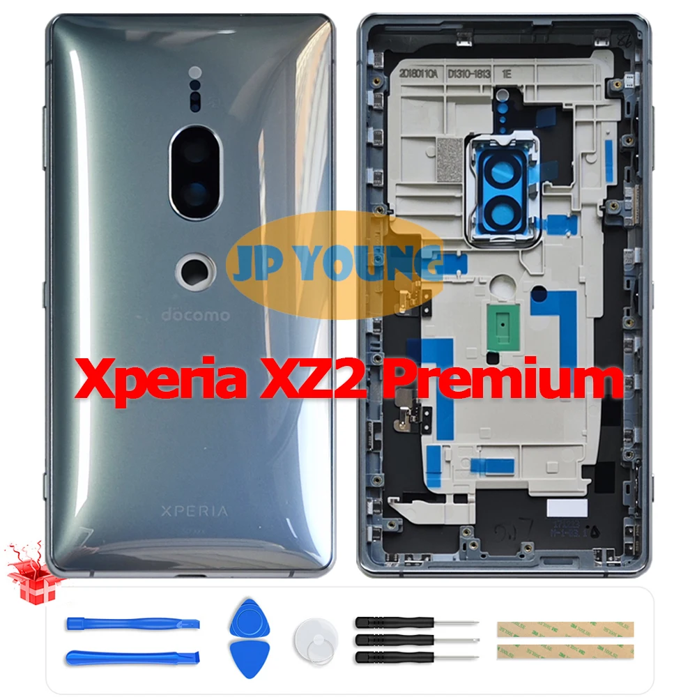 Original Back Battery Cover with Fingerprint for Sony Xperia XZ2 Premium H8166/H8116/SOV38 - Rear Housing Replacement
Original Back Battery Cover with Fingerprint for Sony Xperia XZ2 Premium H8166/H8116/SOV38 - Rear Housing Replacement