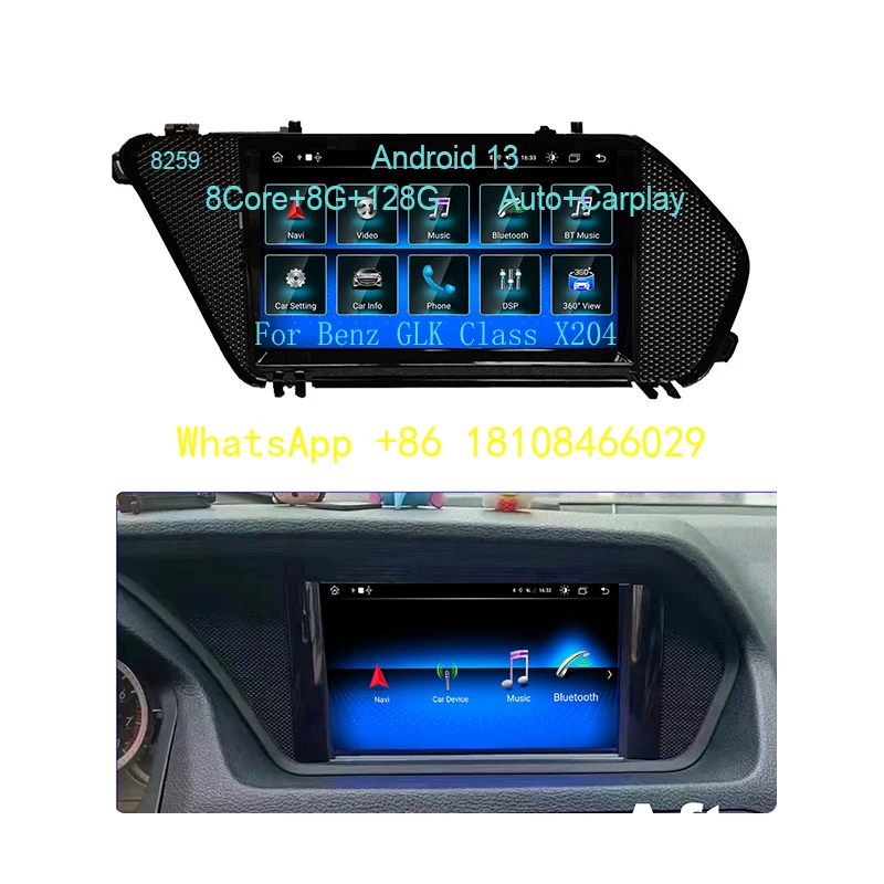 OEM 7 Android 13 System for Mercedes Benz GLK Class 2008-2015 8 Core Carplay Car Video Player Navigation Multimedia Screen
OEM 7 Android 13 System for Mercedes Benz GLK Class 2008-2015 8 Core Carplay Car Video Player Navigation Multimedia Screen