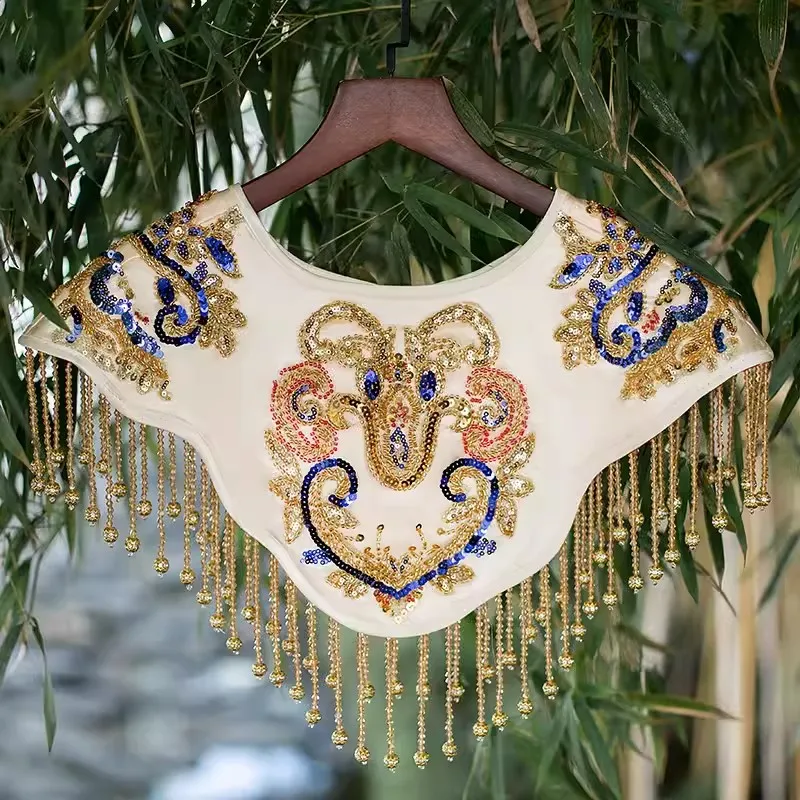 Women's Spring Summer Embroidery Luxury Beaded Tassel Pashmina Female Autumn Winter Chinese Vintage Lace White Shawl Cloak R739
Women's Spring Summer Embroidery Luxury Beaded Tassel Pashmina Female Autumn Winter Chinese Vintage Lace White Shawl Cloak R739