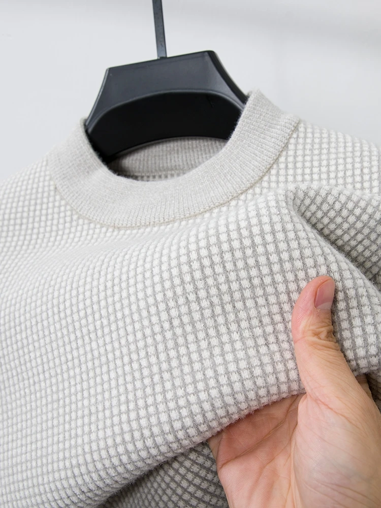 Antistatic Thiened Winter Knitted Sweater for Men round Ne Pure Color No Fce Casual Faion Busin Loose Fit Long Sl...
Antistatic Thiened Winter Knitted Sweater for Men round Ne Pure Color No Fce Casual Faion Busin Loose Fit Long Sl...
