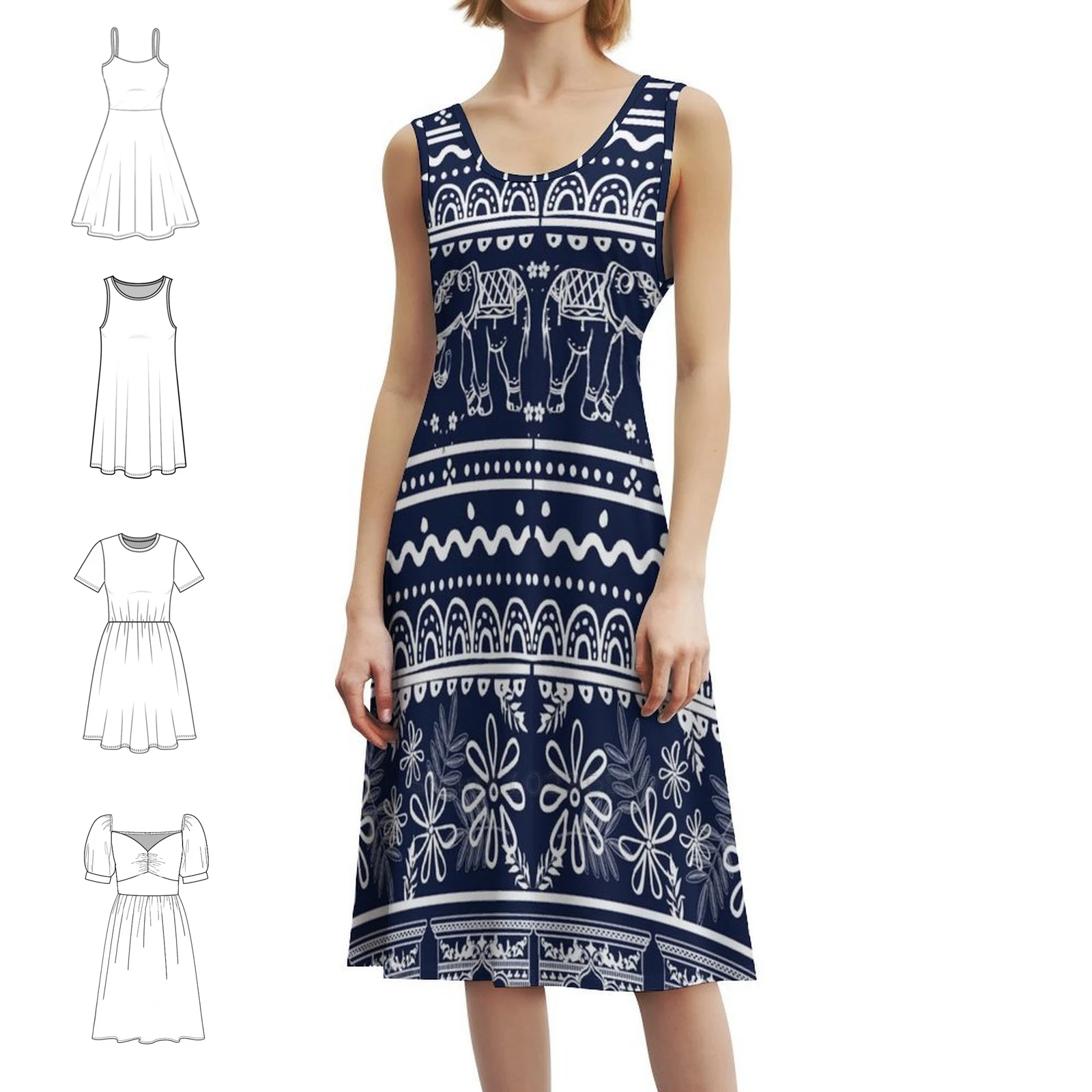 Слон ходит в голубом лесу. Женское элегантное вечернее платье Платье трапециевидной формы с короткими/длинными/без рукавов Тайские варианты
Слон ходит в голубом лесу. Женское элегантное вечернее платье Платье трапециевидной формы с короткими/длинными/без рукавов Тайские варианты