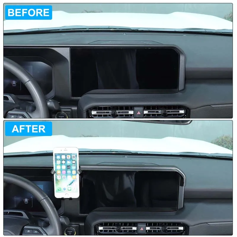 For Toyota Land Cruiser Prado 250 LC250 2024+ ABS Black Car Navigation Screen Visor Mobile Phone Stand Car Interior Accessories
For Toyota Land Cruiser Prado 250 LC250 2024+ ABS Black Car Navigation Screen Visor Mobile Phone Stand Car Interior Accessories