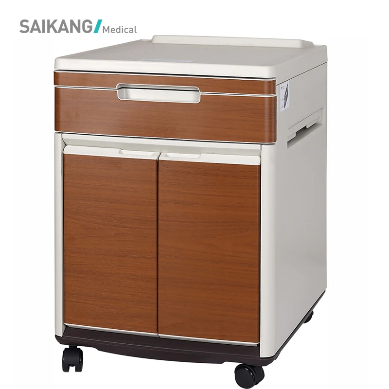 Movable Medical Room Furniture ABS Plastic Steel Hospital Storage Bedside Table with Casters
Movable Medical Room Furniture ABS Plastic Steel Hospital Storage Bedside Table with Casters