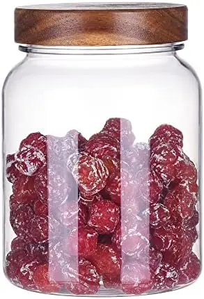 Пластиковая банка-аптечка YUEJUM 42 унции с деревянной крышкой – герметичное хранение продуктов для кофе, сахара, чая, специй
Пластиковая банка-аптечка YUEJUM 42 унции с деревянной крышкой – герметичное хранение продуктов для кофе, сахара, чая, специй