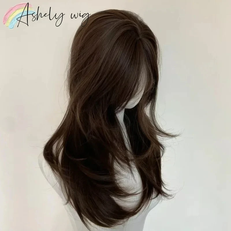 xiaoxiao Wig for Women Headband Body Brown Straight synthetic Rose Models in French Bangs High Level Simulation Hair
xiaoxiao Wig for Women Headband Body Brown Straight synthetic Rose Models in French Bangs High Level Simulation Hair