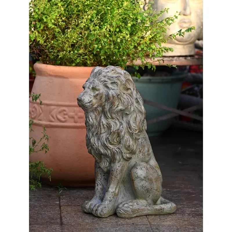 Garden lion ornaments large size animal sculpture European vintage
Garden lion ornaments large size animal sculpture European vintage