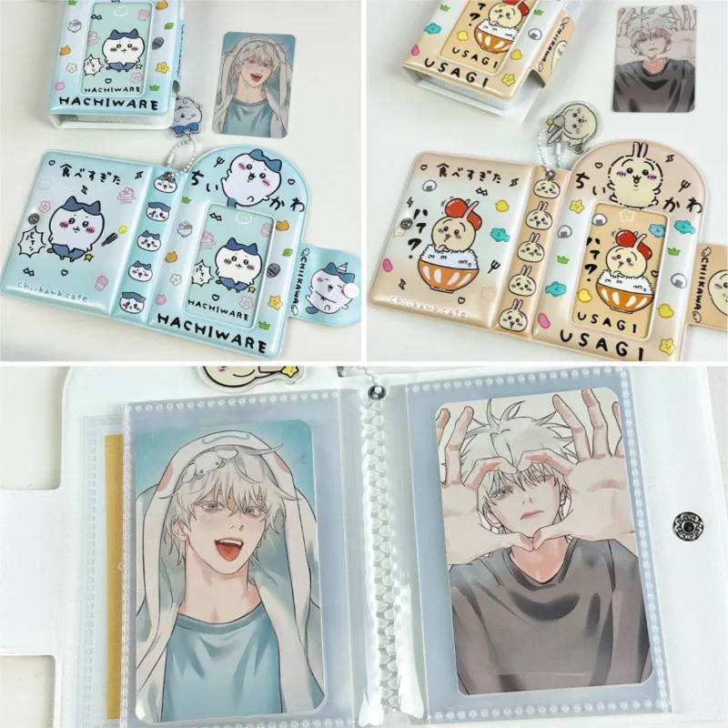 Горячая мультяшная сумка для карт серии Chiikawa, милый креативный портативный полый чехол для карт на обложке, маленькая книга для хранения карт
Горячая мультяшная сумка для карт серии Chiikawa, милый креативный портативный полый чехол для карт на обложке, маленькая книга для хранения карт