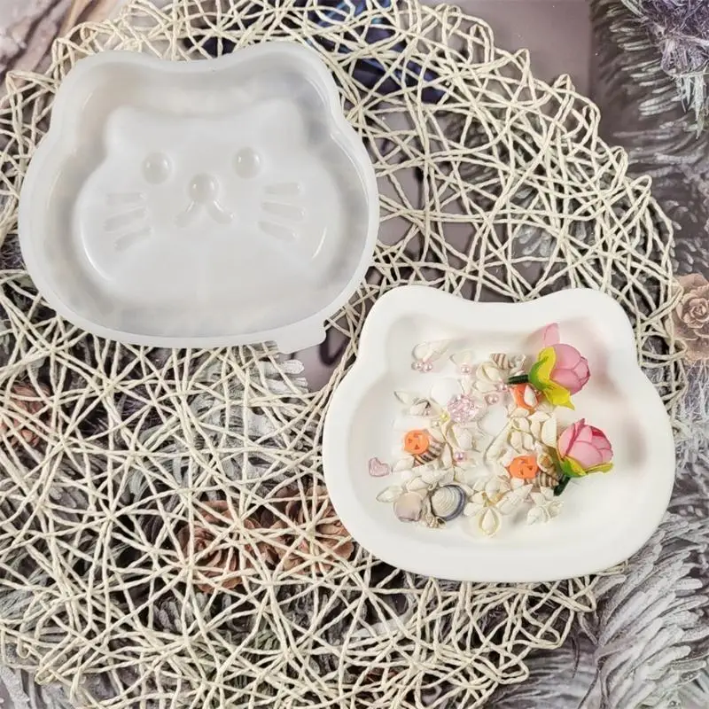 CORD Creative Silicone Mold for Resin Tray Crafting Cats Shaped Storage Plate Mould Epoxy Jewelry Holder Accessories Mold
CORD Creative Silicone Mold for Resin Tray Crafting Cats Shaped Storage Plate Mould Epoxy Jewelry Holder Accessories Mold