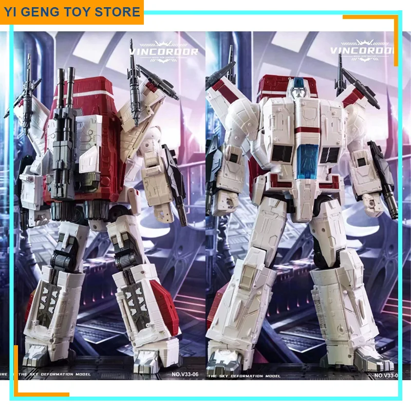 Vincoroor трансформер V3306 V33-06 Jetfire Skyfire осада серии Ko Mp57 Mp-57 версия экшн-фигурка Робот Игрушки Подарки
Vincoroor трансформер V3306 V33-06 Jetfire Skyfire осада серии Ko Mp57 Mp-57 версия экшн-фигурка Робот Игрушки Подарки