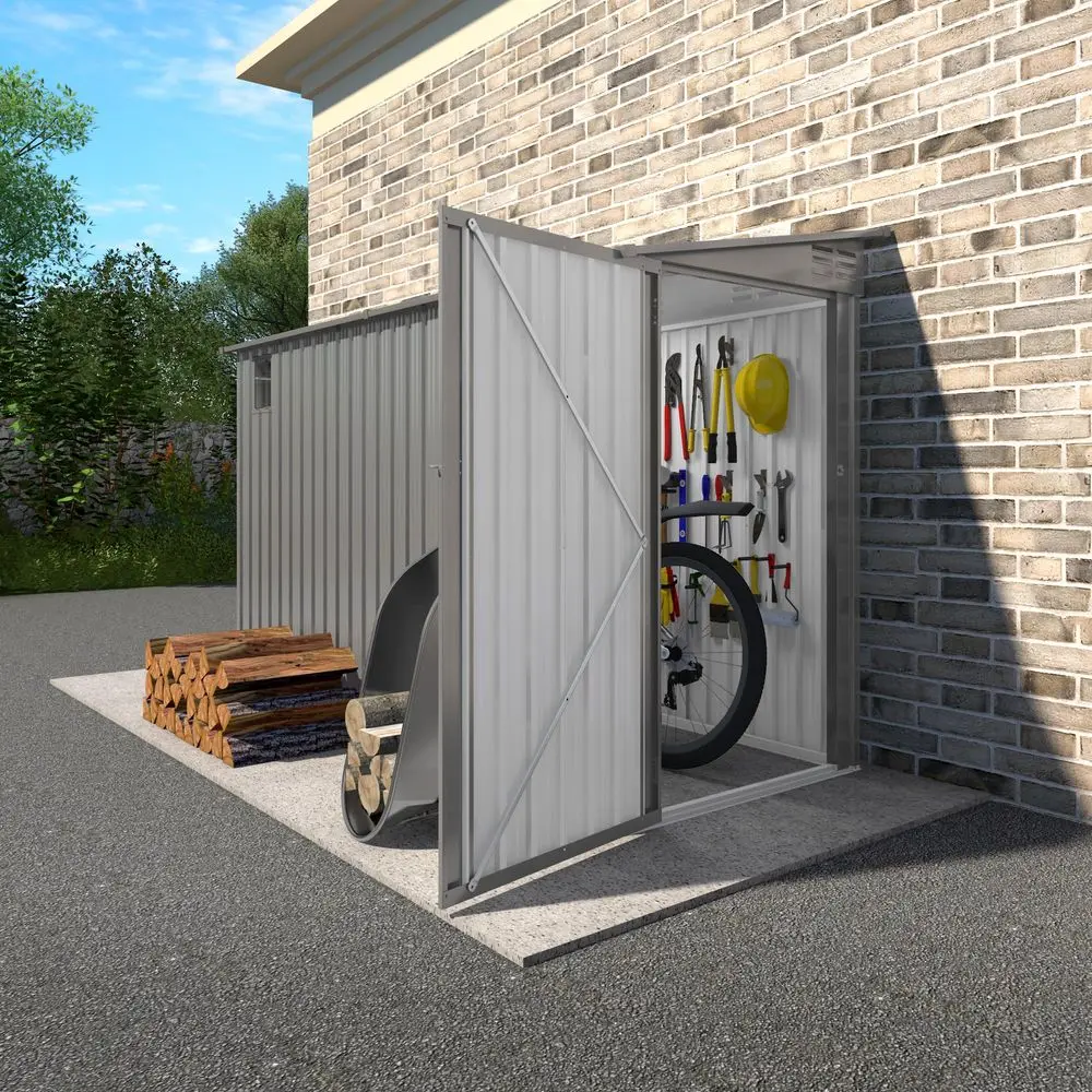 8x6 FT Resin Storage Shed with Floor, Outdoor Plastic Shed for Backyard, Lawn Equipment amp Patio Furniture, Waterproof UVResis
8x6 FT Resin Storage Shed with Floor, Outdoor Plastic Shed for Backyard, Lawn Equipment amp Patio Furniture, Waterproof UVResis
